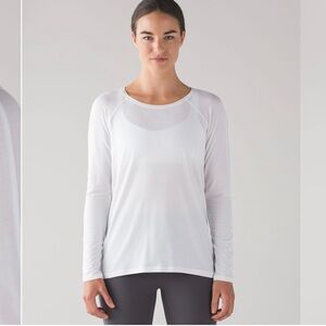 Lululemon Emerald Long Sleeve White